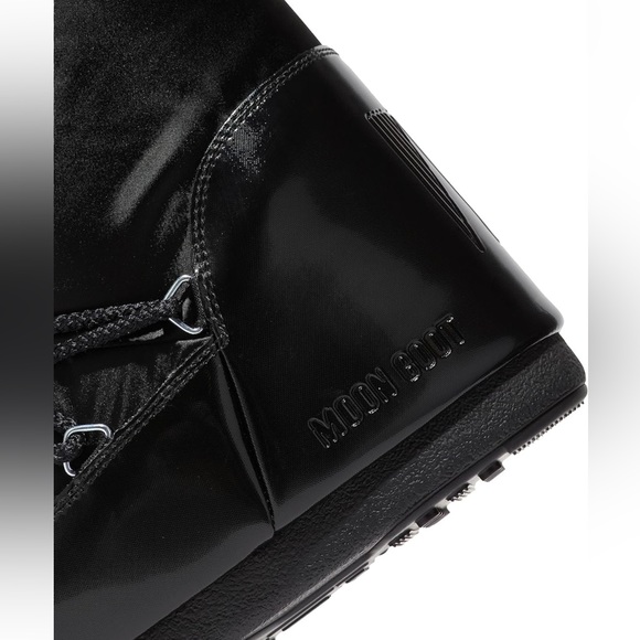 Moon Boots - Black Icon Glance Unisex Boots Size EU 39 - EU 41 (fits US 8- 9.5) - Picture 3 of 12